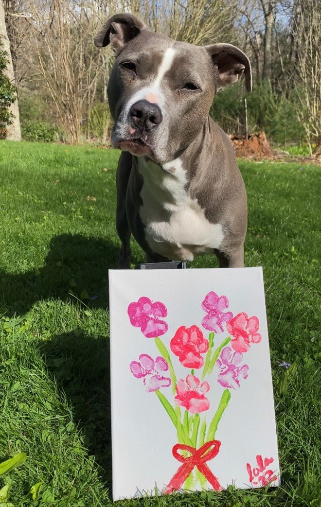 Celebrate Mother's Day with a Paw-print Bouquet