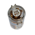 Stay Fresh Jar for Bully Sticks With Bow Wow Labs Logo